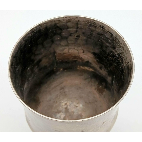 680 - A WW2 German Silver Plated Schnapp’s Cup.