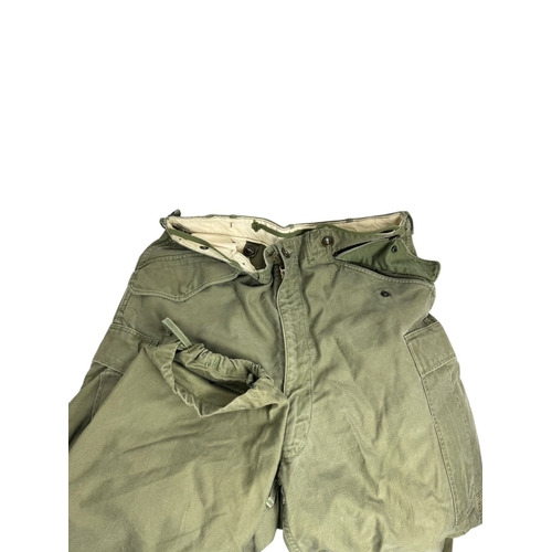 1180 - 1951 U.S. Air Force Pilot's Field Jacket and Trousers Set. Good condition with some wear, including ... 