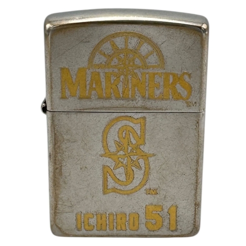 919 - A vintage US Marine Seattle Zippo Lighter. Minor surface scratches and wear consistent with use; no ... 