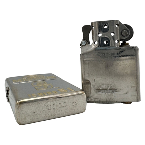 919 - A vintage US Marine Seattle Zippo Lighter. Minor surface scratches and wear consistent with use; no ... 