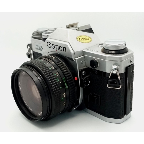 1018 - A Vintage Canon AE-1 Camera. As found.