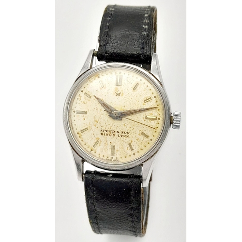 544 - An Early Example of a Zenith Pilots Watch. Sold by Speed and Son of Kings Lynn. 32mm case. Needs a n... 