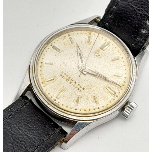 544 - An Early Example of a Zenith Pilots Watch. Sold by Speed and Son of Kings Lynn. 32mm case. Needs a n... 