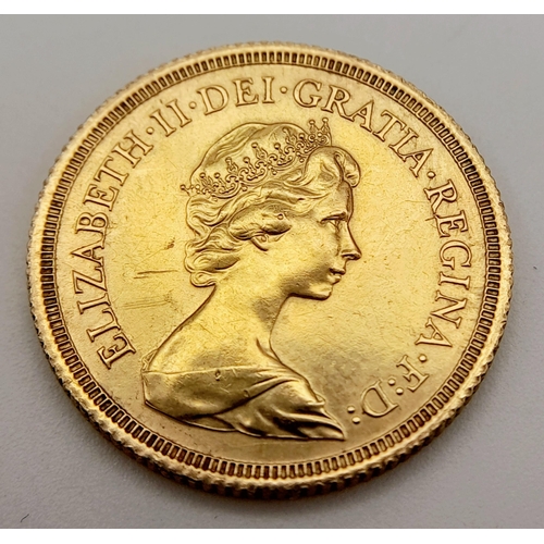 1132 - A 1978 Queen Elizabeth II 22K Gold Full Sovereign.