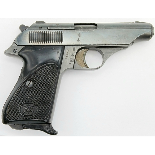 167 - A Deactivated Vintage Bernadelli Model 60 Pistol. This semi-automatic pistol has a 3.5 inch barrel w... 