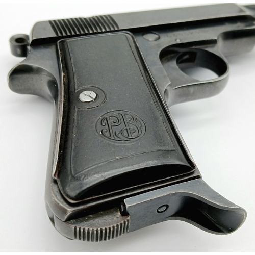 188 - An Vintage Italian Beretta Deactivated Pistol. Model M1935. Calibre 7.65mm. Comes with an EU deactiv... 