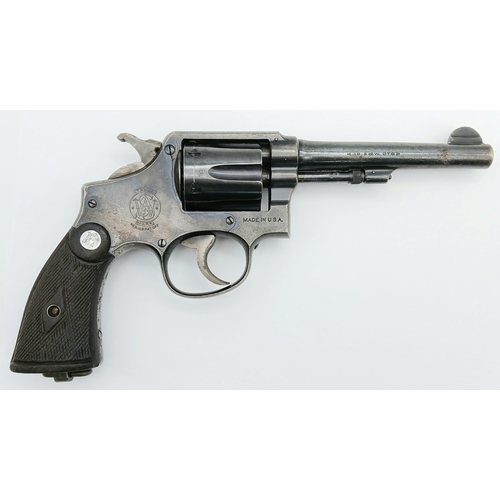 584 - A Vintage USA Smith and Wesson .38 Special Deactivated Revolver. Comes with an EU deactivation certi... 