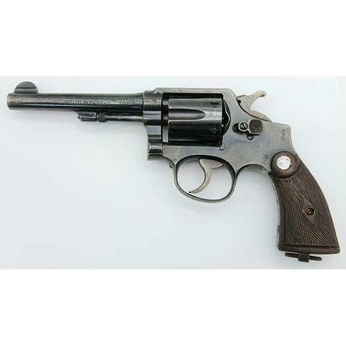 584 - A Vintage USA Smith and Wesson .38 Special Deactivated Revolver. Comes with an EU deactivation certi... 