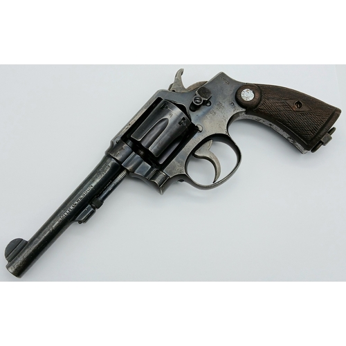 584 - A Vintage USA Smith and Wesson .38 Special Deactivated Revolver. Comes with an EU deactivation certi... 