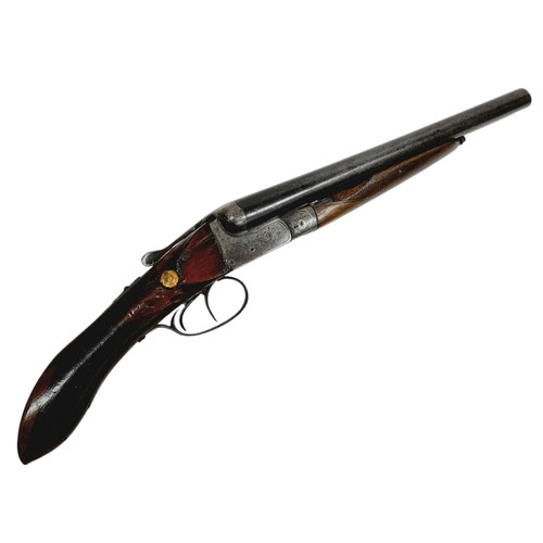 635 - A Deactivated Vintage Onones 12 Gauge Side by Side Sawn-Off Shotgun. Comes with an EU deactivation c... 