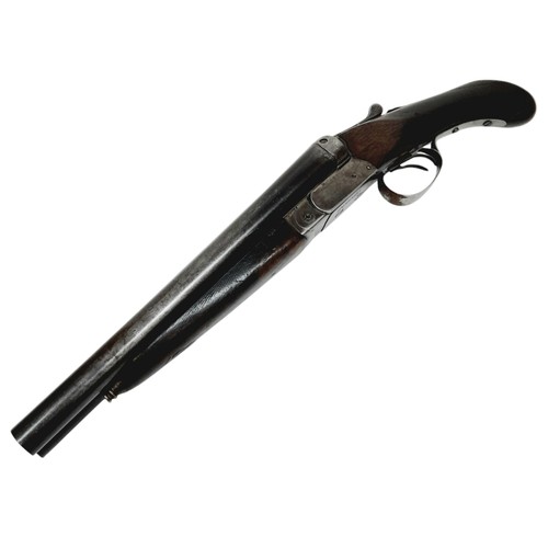 1140 - A Deactivated Vintage Midland Gun Company 12 Gauge Side by Side Sawn-Off Shotgun. Comes with an EU d... 