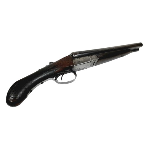 1140 - A Deactivated Vintage Midland Gun Company 12 Gauge Side by Side Sawn-Off Shotgun. Comes with an EU d... 