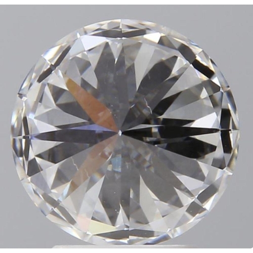 587 - 2.51CT ROUND SHAPED LAB-GROWN DIAMOND, COLOUR D, CLARITY VS2. COMES WITH IGI CERTIFICATE. MEASUREMEN... 