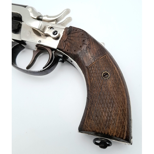 580 - A Deactivated Dick Turpin-Esque Double Barrel Pistol. .44 Calibre. Comes with an EU deactivation cer... 