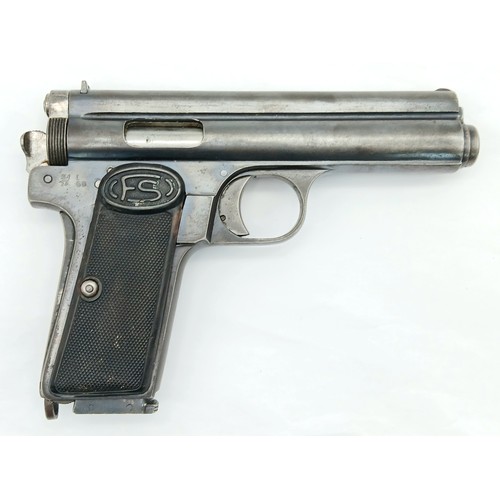 1184 - A Rare Deactivated WW1 German Imperial Army FEG Frommer Strop Pistol. These 7.65 calibre Hungarian p... 