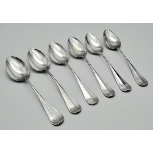 230 - An antique set of six sterling silver soup spoons made by J Dixons & Sons – one of the major British... 