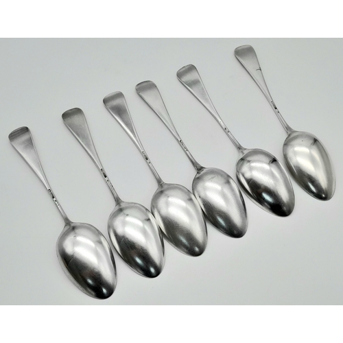 230 - An antique set of six sterling silver soup spoons made by J Dixons & Sons – one of the major British... 