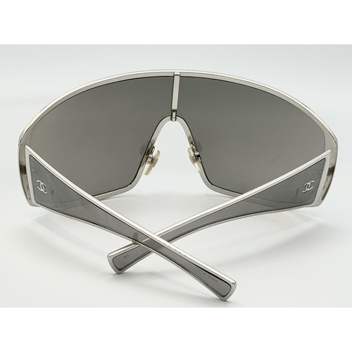 285 - A Pair of Chanel Futuristic Sunglasses. With soft pouch. Ref: 20919