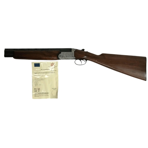 1552 - A Deactivated Lincoln 12 Gauge Over and Under Sawn-Off Shotgun. Comes with an EU deactivation certif... 