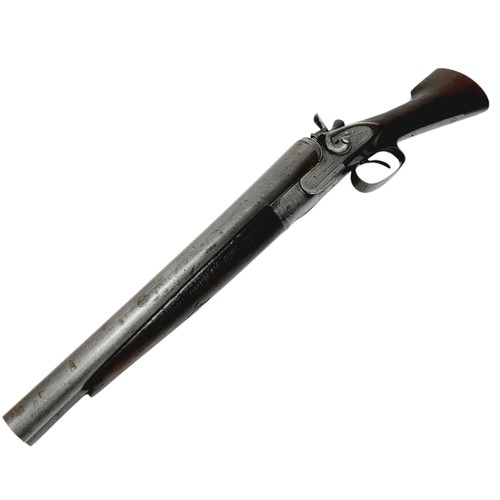 1300 - A Deactivated Vintage Inman and Hayhurst 12 Gauge Side by Side Sawn-Off Shotgun. Comes with an EU de... 