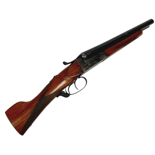 1321 - A Deactivated Vintage Spanish Eibar 12 Gauge Side by Side Sawn-Off Shotgun. Comes with an EU deactiv... 