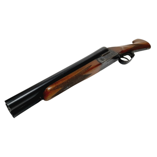 1321 - A Deactivated Vintage Spanish Eibar 12 Gauge Side by Side Sawn-Off Shotgun. Comes with an EU deactiv... 