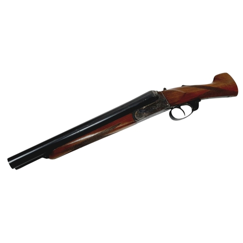 1321 - A Deactivated Vintage Spanish Eibar 12 Gauge Side by Side Sawn-Off Shotgun. Comes with an EU deactiv... 