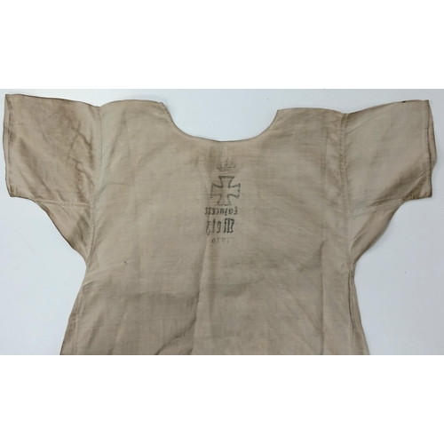 709 - A WW1 Imperial German Field Hospital Night Shirt Dated 1916.