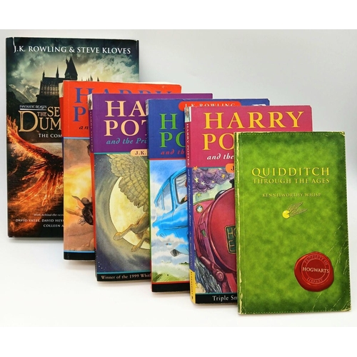 1560 - A Parcel of Six JK Rowling Books Comprising 1) A Hardback of ‘The Secrets of Dumbledore-The Complete... 