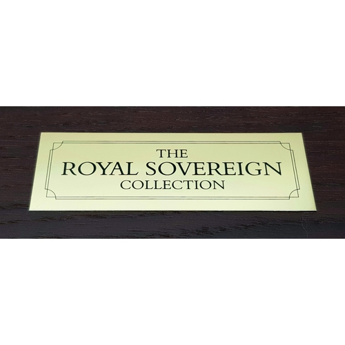 1081 - A Well Constructed Wooden Sovereign Case. 21 luxury spaces for your most valuable coins. 33 x 21cm