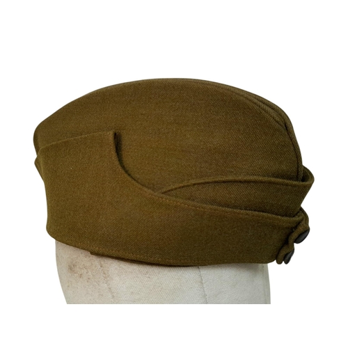 4 - A WW1 British Royal Flying Corps Officers Side Cap and Bronze Pilots Wings.