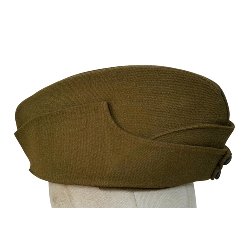 4 - A WW1 British Royal Flying Corps Officers Side Cap and Bronze Pilots Wings.