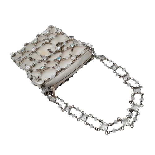 566 - A Swarovski Decorative Crystal Evening Bag. 17cm x 11cm. Comes with original packaging. Ref: 18534