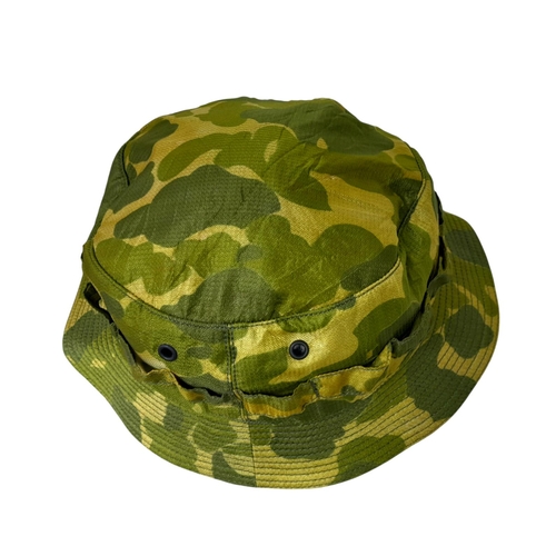 744 - A Vietnam War Era Special Operations Group (S.O.G) Parachute Material Boonie Hat. Many of the specia... 