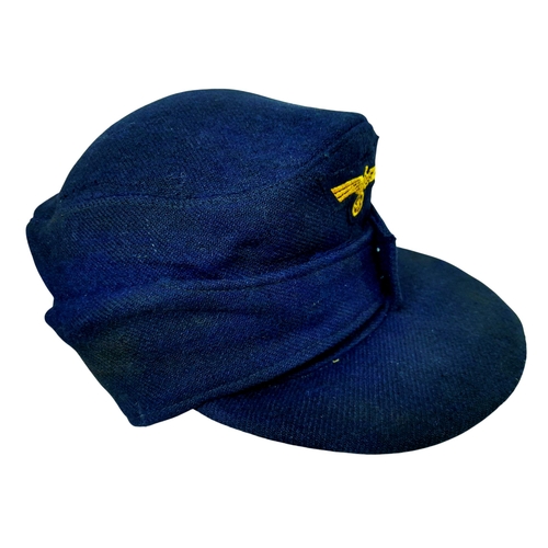 95 - A WW2 German Kriegsmarine M34 Cap. Maker; Kempel & Leibfried, Urach.