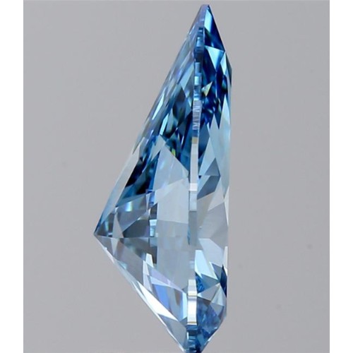 437 - 1.1CT PEAR SHAPED LAB-GROWN DIAMOND, COLOUR S, CLARITY B. COMES WITH IGI CERTIFICATE. MEASUREMENT 9.... 