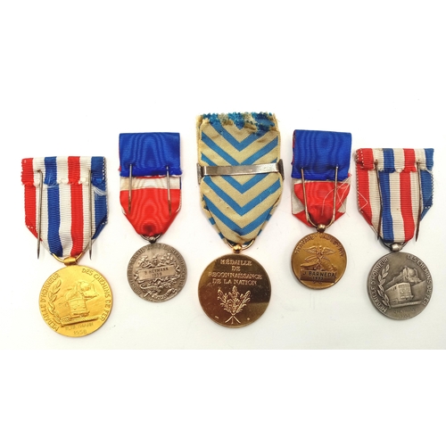 758 - Five Miscellaneous French Medals.