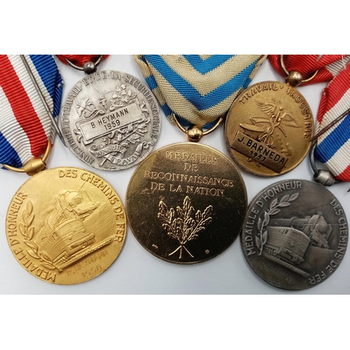 758 - Five Miscellaneous French Medals.