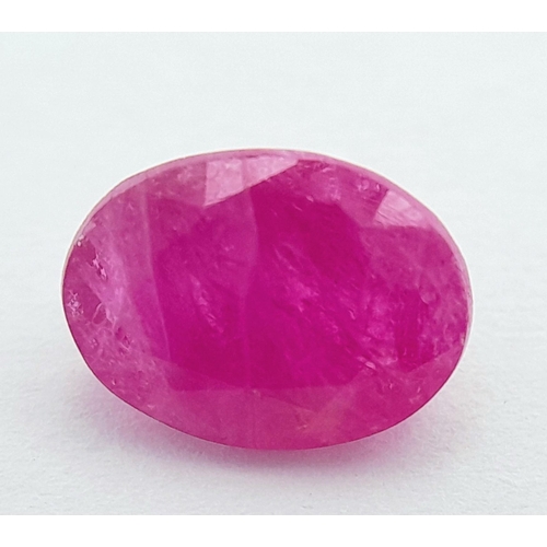 1403 - A 2.03ct Untreated Afghanistan Rare Ruby Gemstone - GFCO Certified