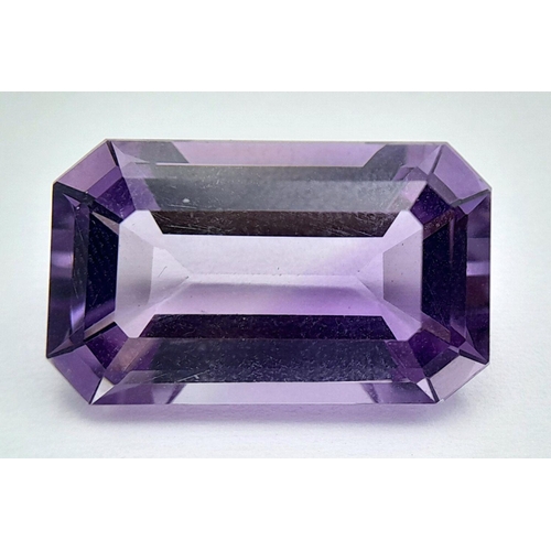 1397 - 11.90ct Bolivian Amethyst - GFCO Swiss Certified.