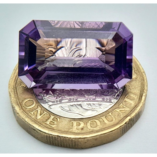 1397 - 11.90ct Bolivian Amethyst - GFCO Swiss Certified.