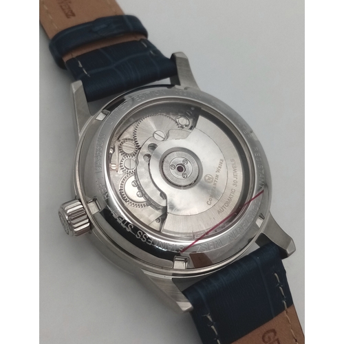 474 - A Men’s Limited Edition (No.93 of 300)  Constantin Weisz Automatic Watch Reference 19A466CW. Skeleto... 