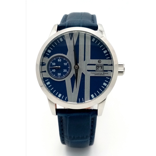 474 - A Men’s Limited Edition (No.93 of 300)  Constantin Weisz Automatic Watch Reference 19A466CW. Skeleto... 