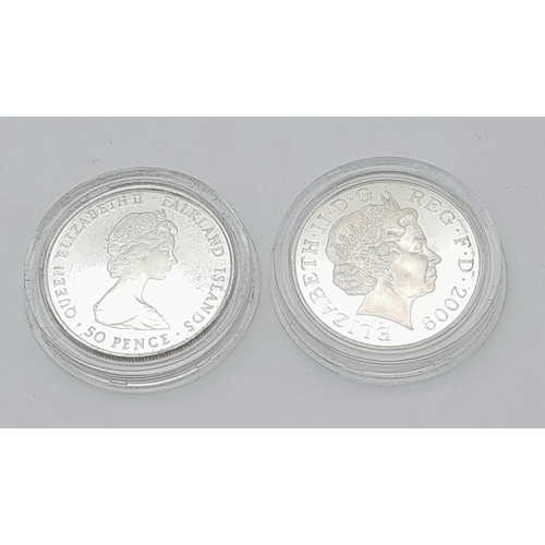 537 - Two Silver Proof Mint Condition, Boxed and Certified, Numismatic Coins Comprising: 1) A 2009 Royal M... 