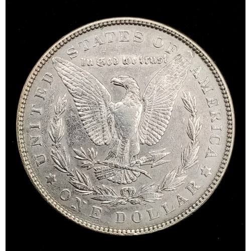 620 - An Extremely Fine 1886 Silver Morgan Dollar- (Graded on the Sheldon Scale-XF45). Gross Weight 26.8 G... 