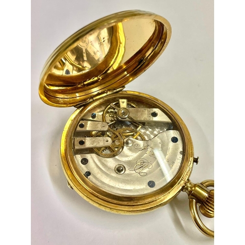 466 - An Antique gents pocket watch with glazed dust cover, ticking as found. Ref: Lu11