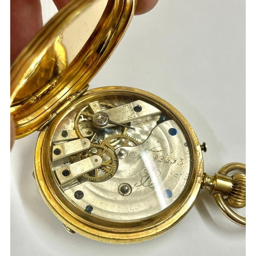 466 - An Antique gents pocket watch with glazed dust cover, ticking as found. Ref: Lu11