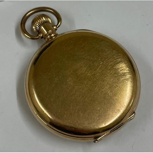 57 - A Vintage gents Waltham full hunter pocket watch. In working order. Ref:Lu3