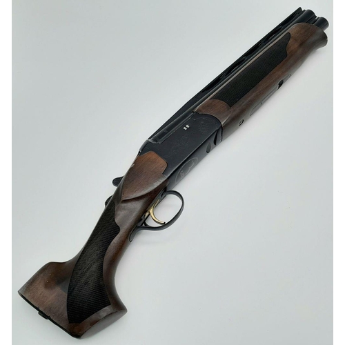 1563 - A Deactivated Kirici Arms 12 Bore Over and Under Shotgun. 13 inch barrel. Comes with an EU deactivat... 