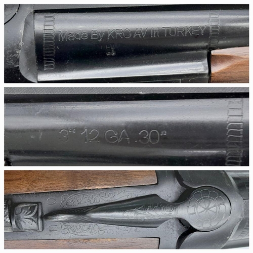 743 - A Deactivated 12 Gauge Kirici 12 Bore Over and Under Shotgun. Comes with an EU deactivation certific... 